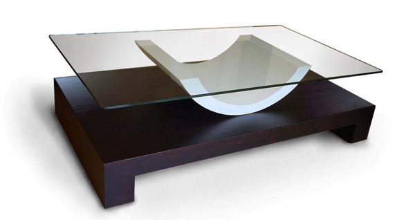 Mesa de centro Aldebarán en wengué y lacado blanco. Línea Moderna Contemporánea de Gonzalo de Salas Mesa de centro Aldebarán en wengué y lacado blanco. Línea Moderna Contemporánea de Gonzalo de Salas