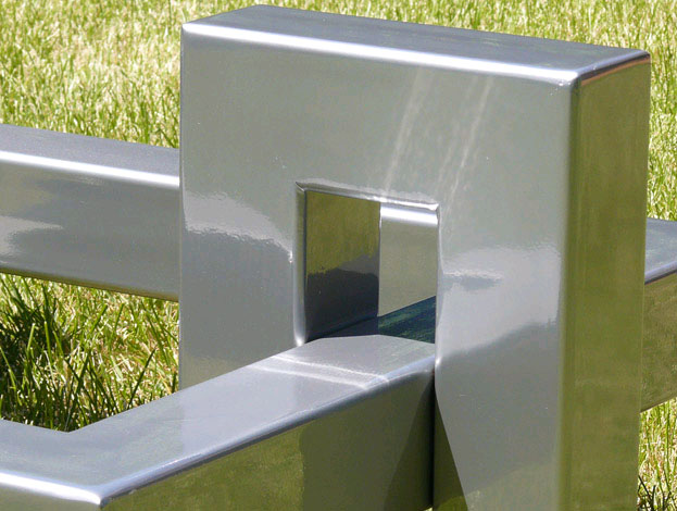 Hierro lacado color Gris Cromo Hierro lacado color Gris Cromo