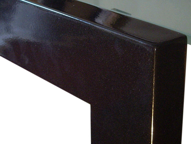Hierro lacado color Negro Metalizado Hierro lacado color Negro Metalizado