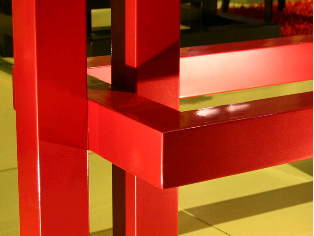 Hierro lacado color Rojo Ruby Hierro lacado color Rojo Ruby