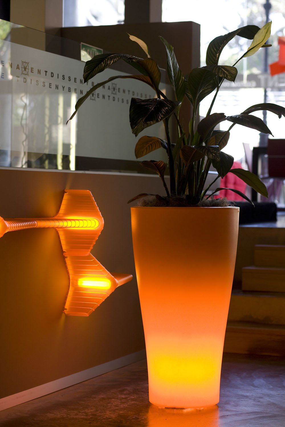 Maceta Curvada colección Llum de Vondom Maceta Curvada colección Llum de Vondom