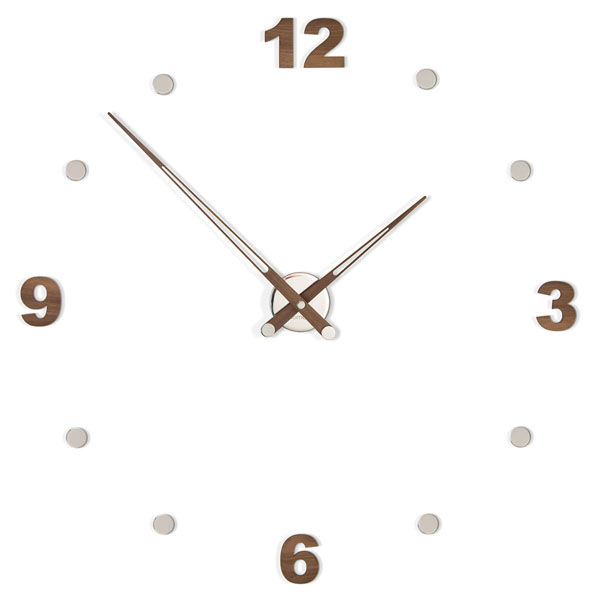 Reloj de pared en madera Axioma con Números Nomon Reloj de pared en madera Axioma con Números Nomon