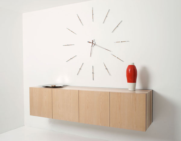 Reloj de pared en madera Merlín 12 n Reloj de pared en madera Merlín 12 n