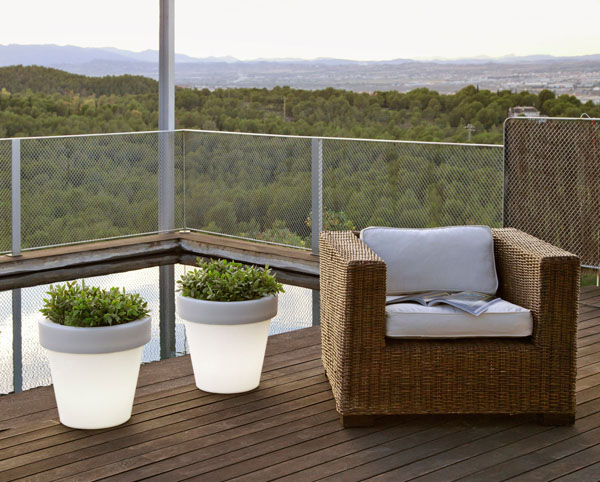 Maceta con luz Magnolia Light New Garden Maceta con luz Magnolia Light New Garden