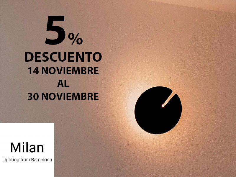 Promoción Milan Iluminación Black Friday 2022