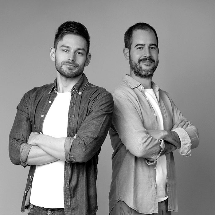 Andrea y Albert, fundadores de Boti de Dominicis Studio