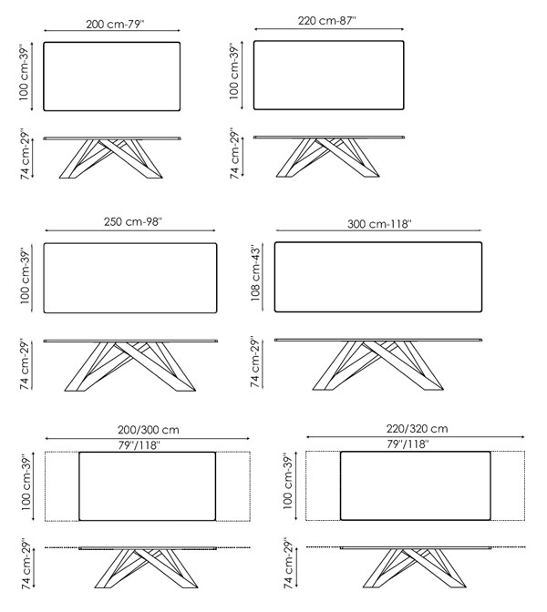 Mesa de comedor Big Table de Bonaldo