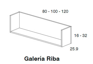 Diagrama galería Riba de Dissery