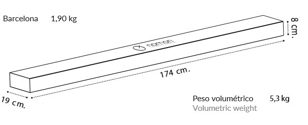 Medidas embalaje barcelona de Nomon
