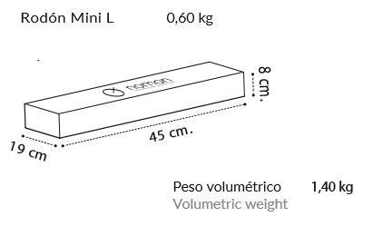 Medidas embalaje rodon-mini-l de Nomon