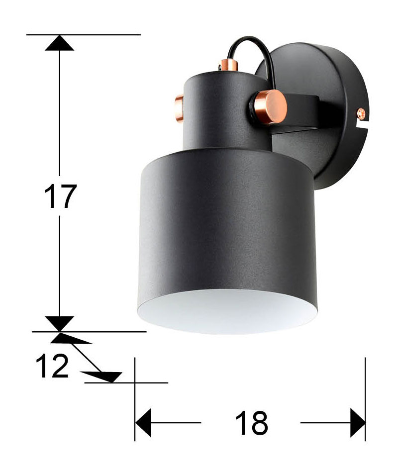 Medidas I3 Erika Aplique 1l Negro Cobre