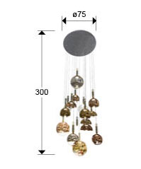 Medidas Charlize Lámpara 16l Colores