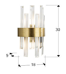 Medidas Grace Aplique 2l Oro