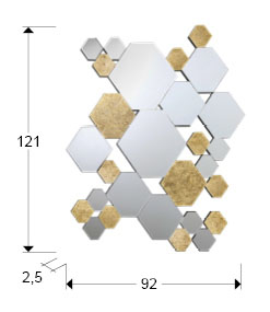 Medidas Espejo Nadia Oro