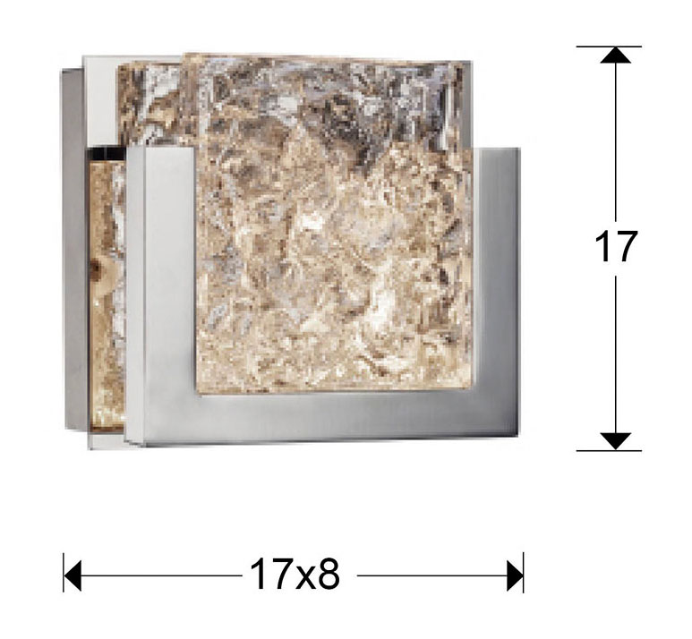Medidas Aplique Led Piros 6w