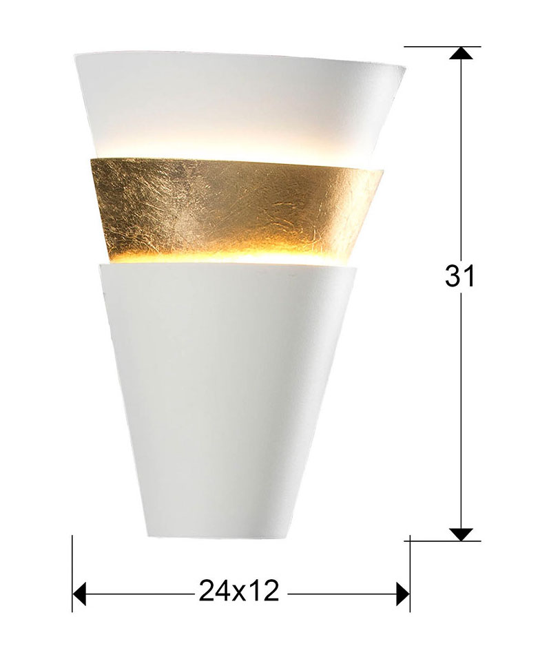 Medidas Aplique Isis 1l Blanco-oro