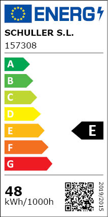Clasificación Energética Lámpara 12 L Aquaria Cromo