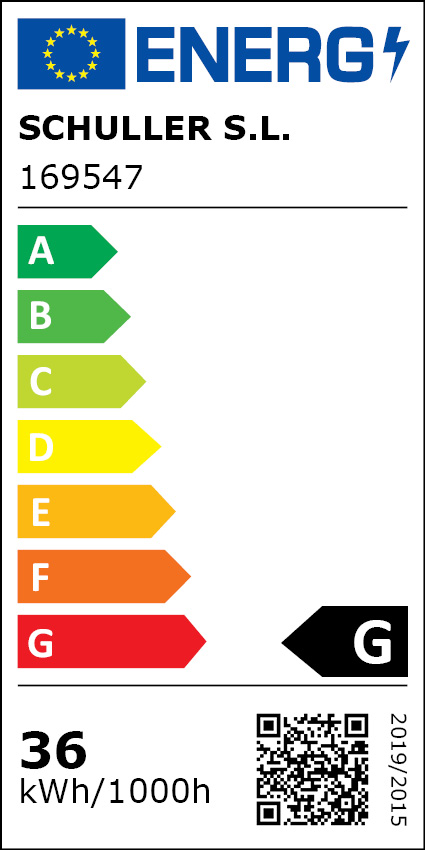 Clasificación Energética Venturi Ventilador Negro