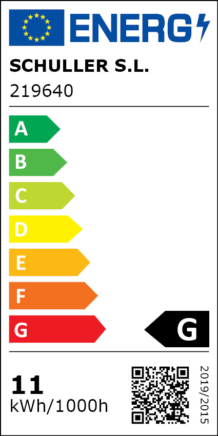 Clasificación Energética Twist Lámpara 1l Negro