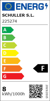 Clasificación Energética Norma Sobremesa 1l Negro Laton