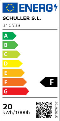 Clasificación Energética Ventilador Aspas Negro-gris