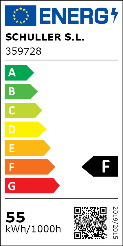 Clasificación Energética Simphony Lámpara Negra