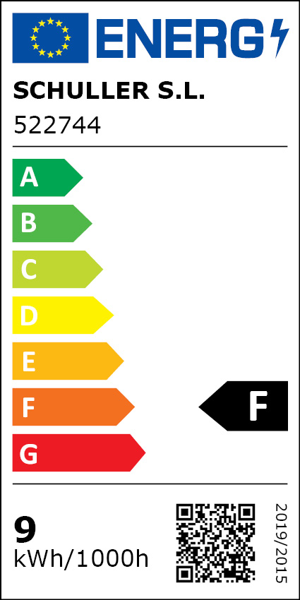 Clasificación Energética Smile Aplique 1l Negro Oro