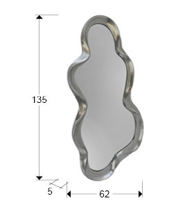 Medidas Espejo Somnia Pan De  Plata