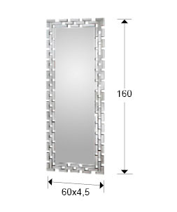 Medidas Espejo Antonella 60x160