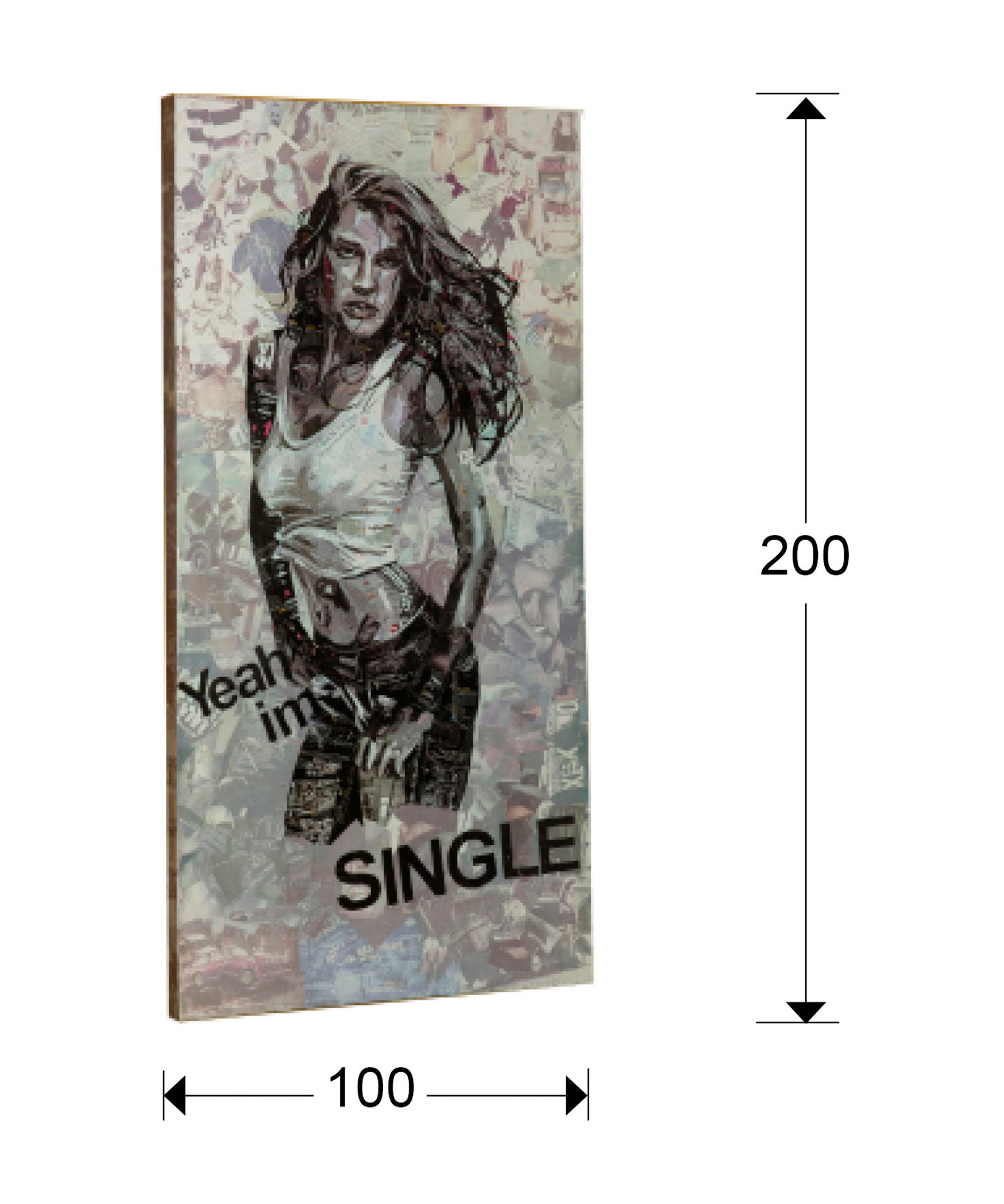 Medidas Collage Foot Loose 100x200