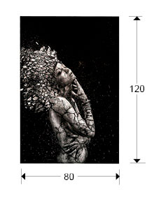 Medidas Fotografía Quebrada 80x120
