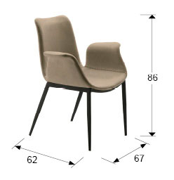 Medidas Sillon Sowa Beige