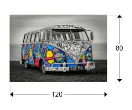 Medidas Foto Hippie 120x80