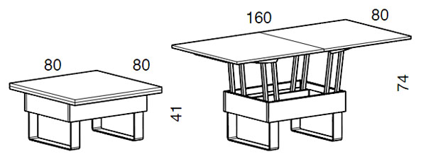 Mesa De Centro Convertible En Mesa De Comedor. Finest Con With Mesa ... Mesa De Centro Convertible En Mesa De Comedor. Finest Con With Mesa ...