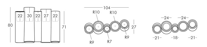 Diagrama maceta Bamboo de Slide