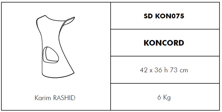 Medidas taburete Koncord Slide Design