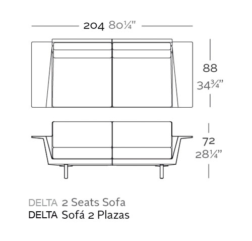 Sofa dos plazas medidas Sofa dos plazas medidas