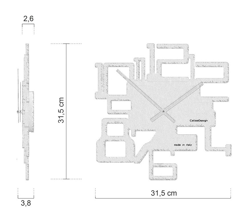 Medidas Reloj De Pared Kron