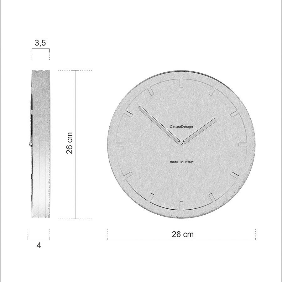 Medidas Reloj De Pared Miny