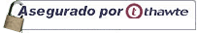 Este sitio web está securizado con un certificado emitido por Thawte
